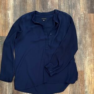 Classic Navy Women's Blouse